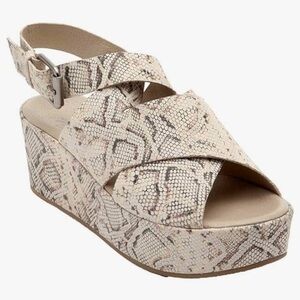 Matisse x SOCIETY AMUSE Women's Runaway Natural Snake size 7M